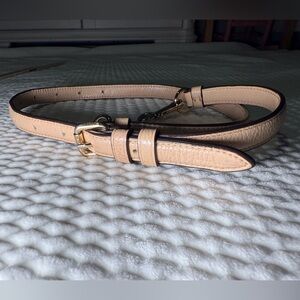 Coach Tan Leather Shoulder Strap